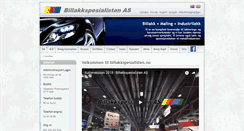 Desktop Screenshot of billakkspesialisten.no